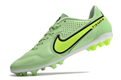Nike Tiempo Legend 9 Academy AG Low-Tops Football Boots - Green/Black/Yellow