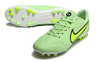 Nike Tiempo Legend 9 Academy AG Low-Tops Football Boots - Green/Black/Yellow