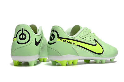 Nike Tiempo Legend 9 Academy AG Low-Tops Football Boots - Green/Black/Yellow