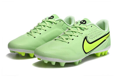 Nike Tiempo Legend 9 Academy AG Low-Tops Football Boots - Green/Black/Yellow