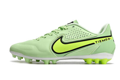 Nike Tiempo Legend 9 Academy AG Low-Tops Football Boots - Green/Black/Yellow