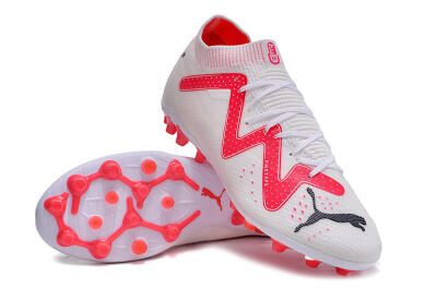 Puma Future Ultimate MG Low-Tops Football Boots - White/Red/Black
