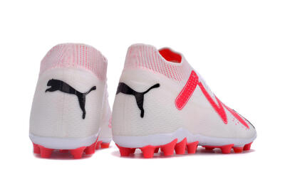 Puma Future Ultimate MG Low-Tops Football Boots - White/Red/Black