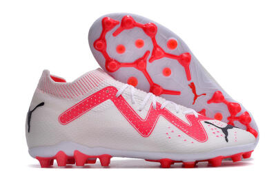 Puma Future Ultimate MG Low-Tops Football Boots - White/Red/Black