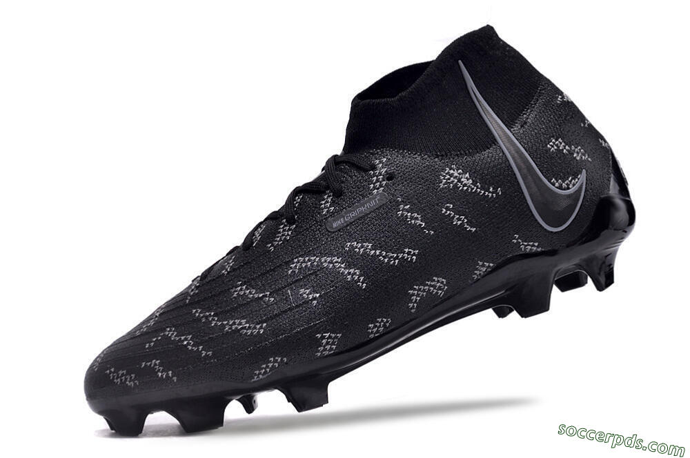 Nike Phantom Luna Elite FG High-Tops Football Boots - Black/Grey 5