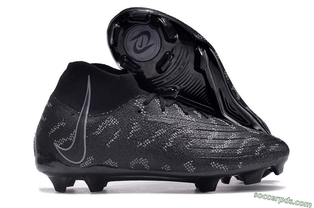 Nike Phantom Luna Elite FG High-Tops Football Boots - Black/Grey 1