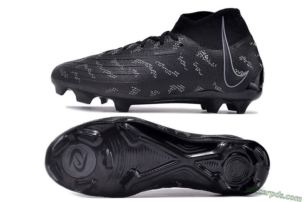 Nike Phantom Luna Elite FG High-Tops Football Boots - Black/Grey 0