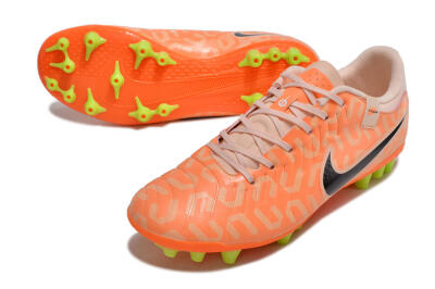 Nike Tiempo Legend 10 Academy AG Low-Tops Football Boots - Orange/Pink/Black