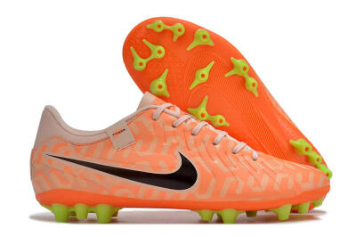 Nike Tiempo Legend 10 Academy AG Low-Tops Football Boots - Orange/Pink/Black