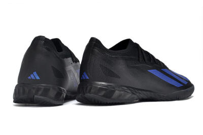 Adidas X Crazyfast.1 IC Low-Tops Football Shoes - Black/Blue