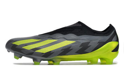 Adidas X Crazyfast+ FG Low-Tops Football Boots - Grey/Black/Green