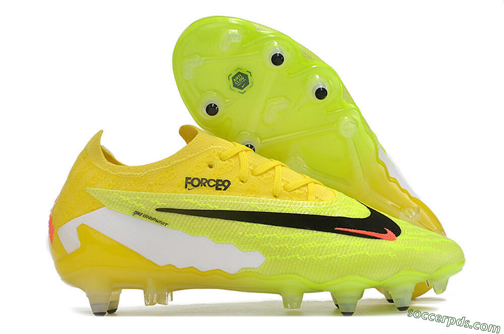 Nike Phantom GX Elite Link Pro SG Low-Tops Football Boots - Yellow/Green/Black/White 1