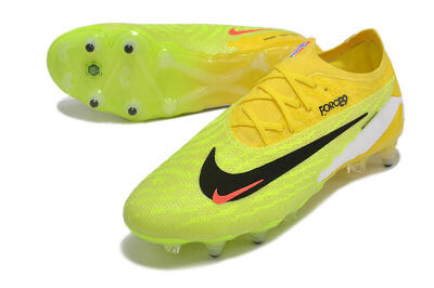 Nike Phantom GX Elite Link Pro SG Low-Tops Football Boots - Yellow/Green/Black/White