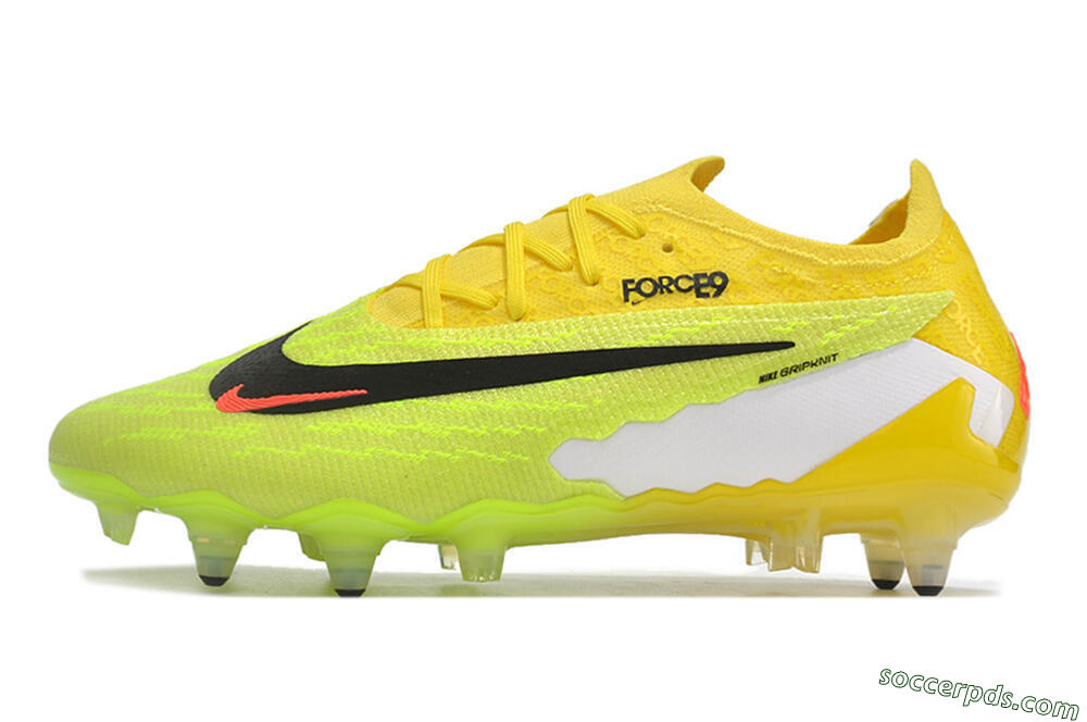 Nike Phantom GX Elite Link Pro SG Low-Tops Football Boots - Yellow/Green/Black/White 2