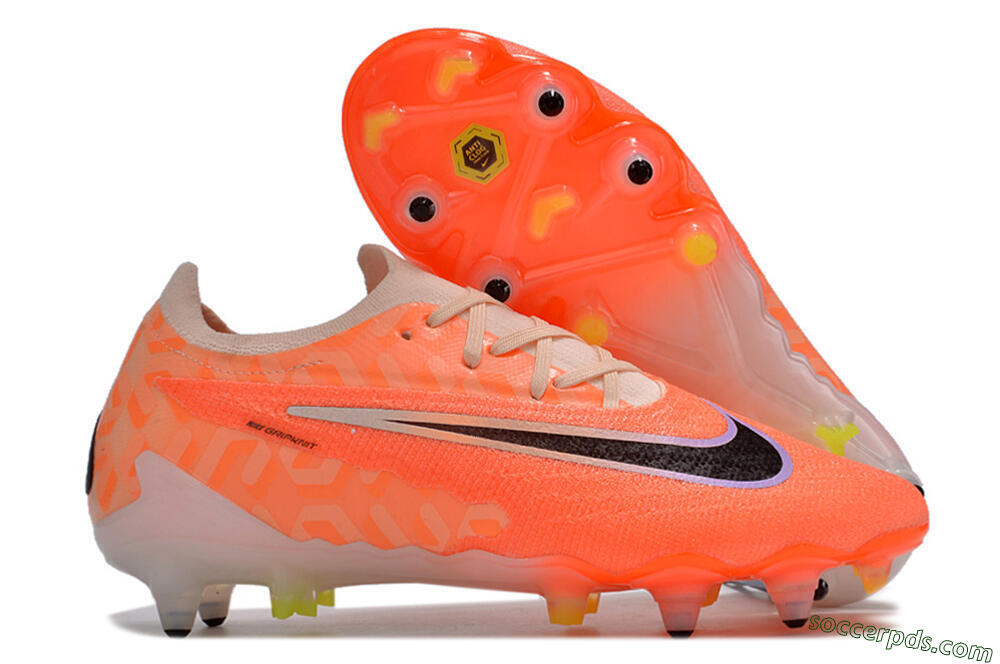 Nike Phantom GX Elite Link Pro SG Low-Tops Football Boots - Pink/Black/Purple 1