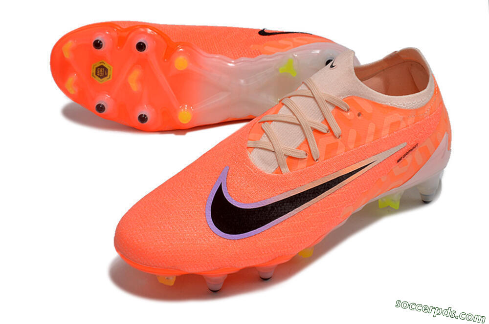 Nike Phantom GX Elite Link Pro SG Low-Tops Football Boots - Pink/Black/Purple 3