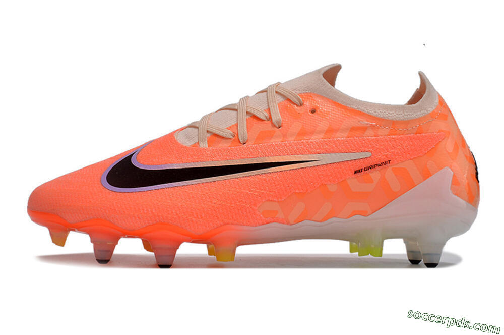 Nike Phantom GX Elite Link Pro SG Low-Tops Football Boots - Pink/Black/Purple 2