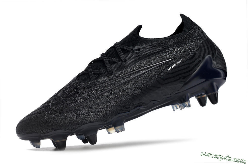 Nike Phantom GX Elite Link Pro SG Low-Tops Football Boots - Black/Blue 5