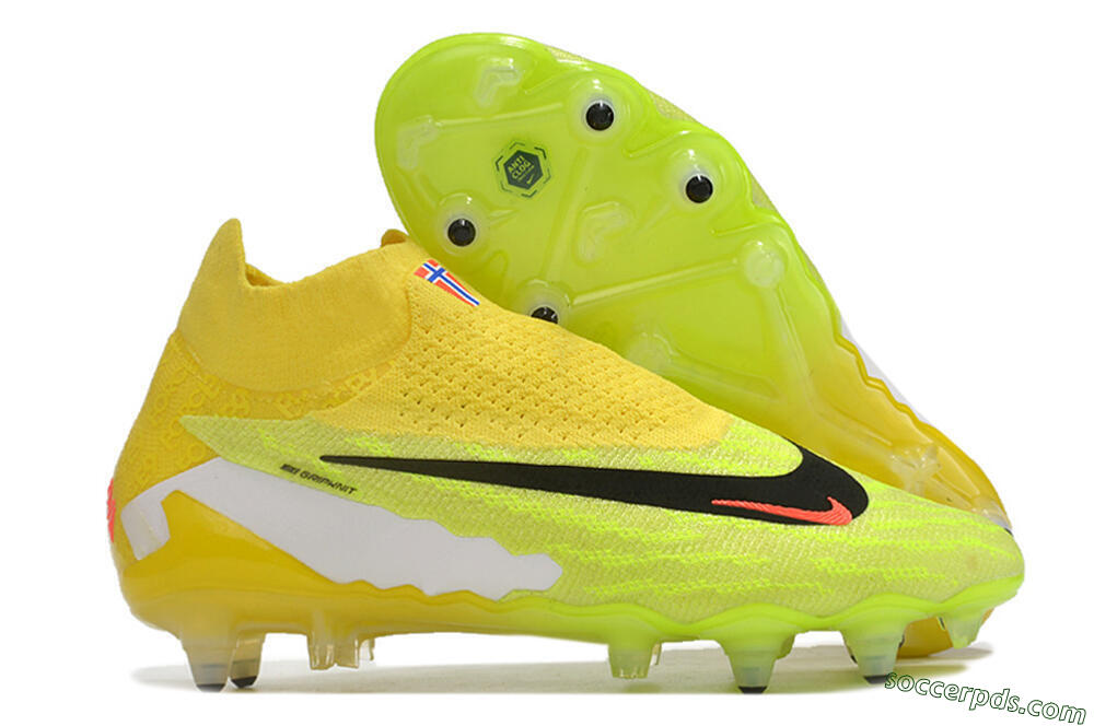 Nike Phantom GX Elite DF Link Pro SG High-Tops Football Boots - Yellow/Green/Black/White 1