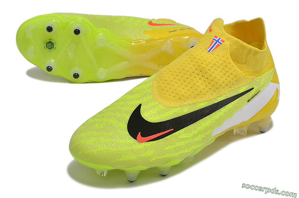 Nike Phantom GX Elite DF Link Pro SG High-Tops Football Boots - Yellow/Green/Black/White 3