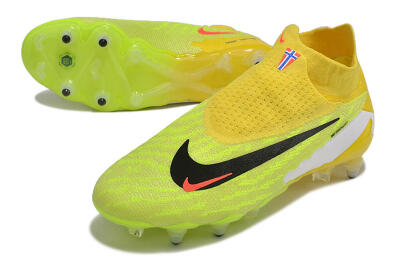 Nike Phantom GX Elite DF Link Pro SG High-Tops Football Boots - Yellow/Green/Black/White
