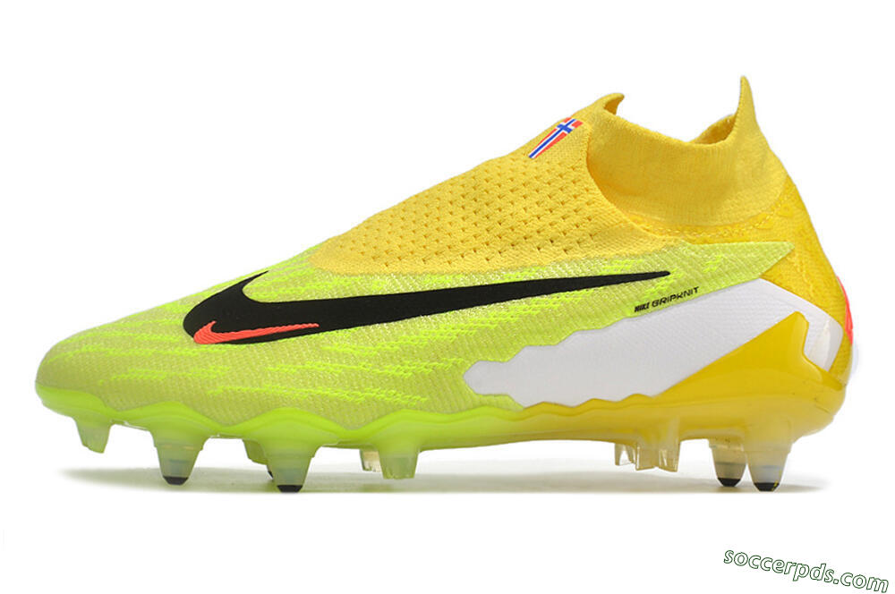 Nike Phantom GX Elite DF Link Pro SG High-Tops Football Boots - Yellow/Green/Black/White 2