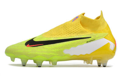 Nike Phantom GX Elite DF Link Pro SG High-Tops Football Boots - Yellow/Green/Black/White