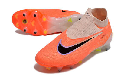 Nike Phantom GX Elite DF Link Pro SG High-Tops Football Boots - Pink/Black/Purple