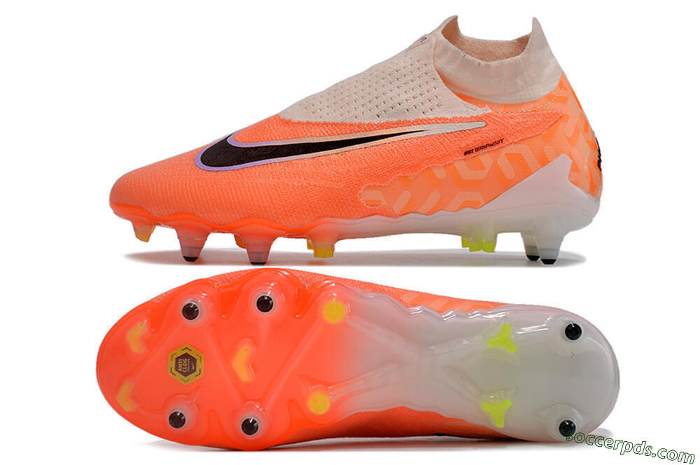 Nike Phantom GX Elite DF Link Pro SG High-Tops Football Boots - Pink/Black/Purple 0
