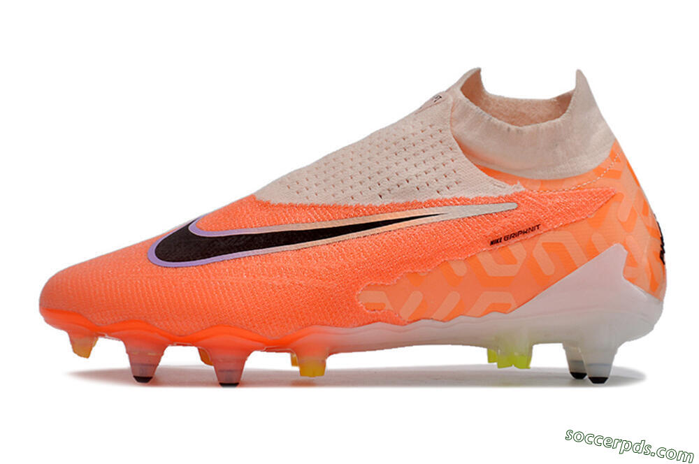 Nike Phantom GX Elite DF Link Pro SG High-Tops Football Boots - Pink/Black/Purple 2