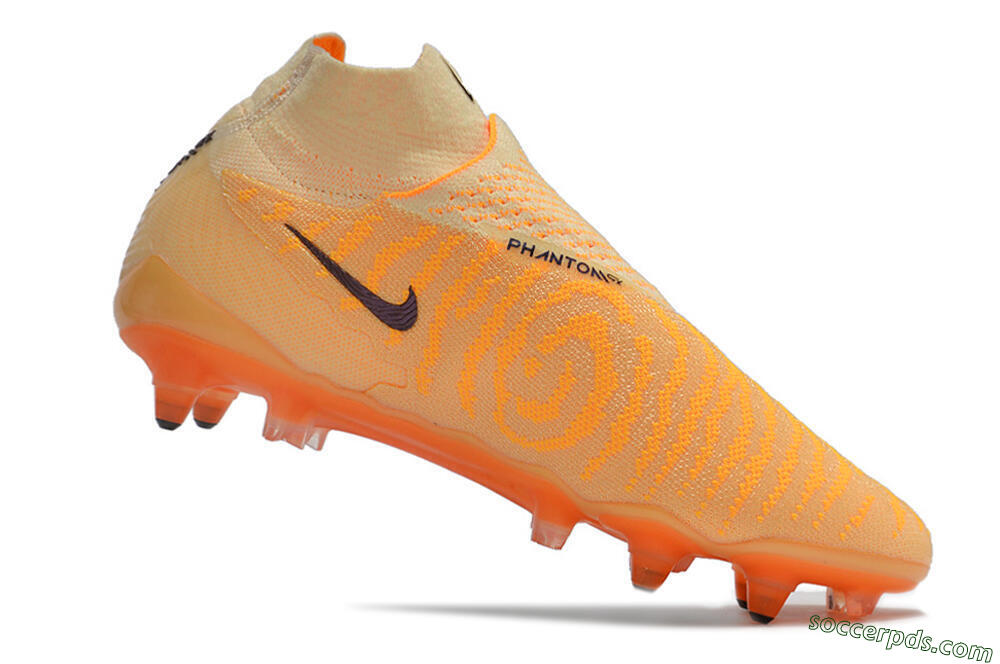 Nike Phantom GX Elite DF Link Pro SG High-Tops Football Boots - Orange/Pink/Black 4
