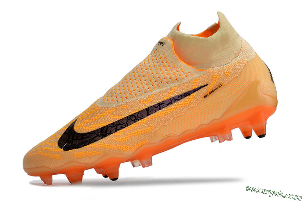 Nike Phantom GX Elite DF Link Pro SG High-Tops Football Boots - Orange/Pink/Black 5