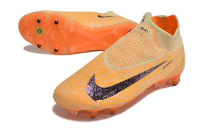 Nike Phantom GX Elite DF Link Pro SG High-Tops Football Boots - Orange/Pink/Black