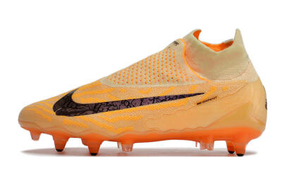 Nike Phantom GX Elite DF Link Pro SG High-Tops Football Boots - Orange/Pink/Black