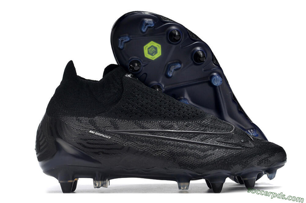 Nike Phantom GX Elite DF Link Pro SG High-Tops Football Boots - Black/Blue 1