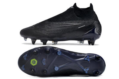 Nike Phantom GX Elite DF Link Pro SG High-Tops Football Boots - Black/Blue