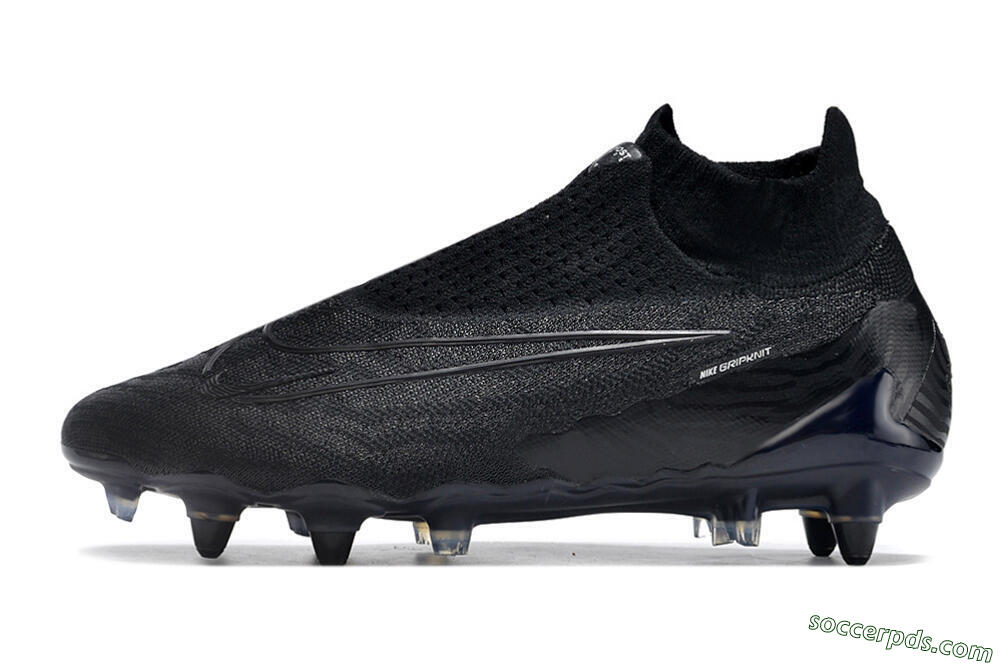 Nike Phantom GX Elite DF Link Pro SG High-Tops Football Boots - Black/Blue 2