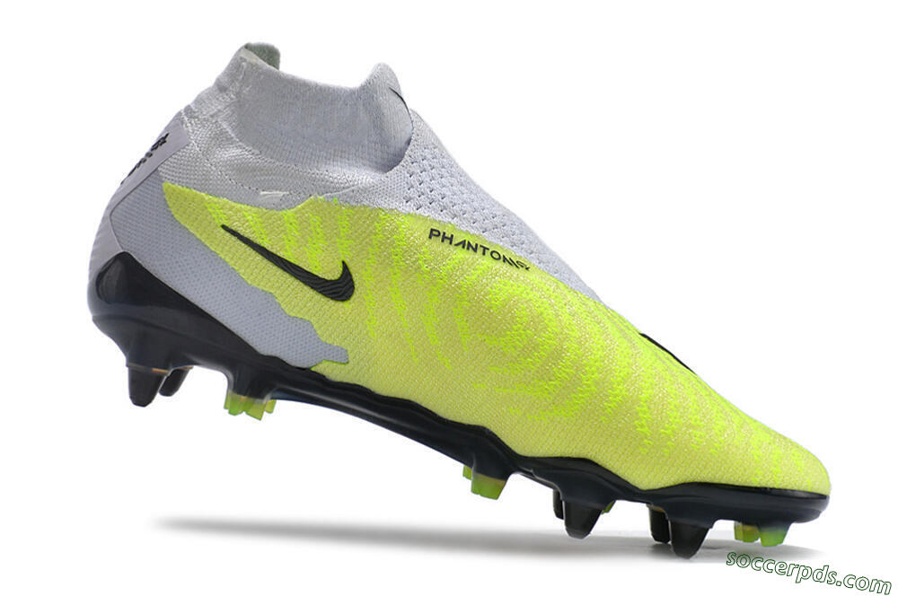 Nike Phantom GX Elite DF Link Pro SG High-Tops Football Boots - White/Green/Black 4