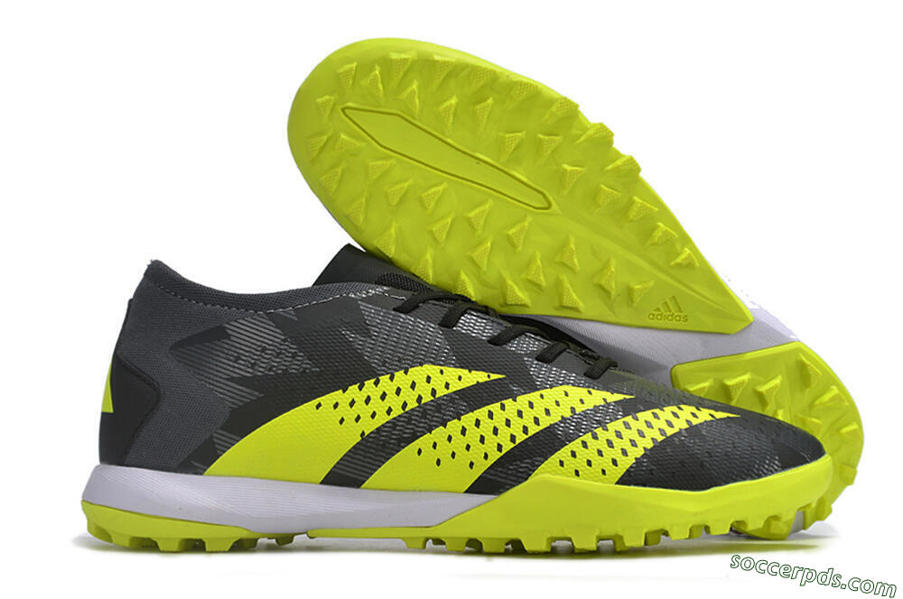 Adidas Predator Accuracy.3 TF Low-Tops Football Shoes - Black/Green/White 1