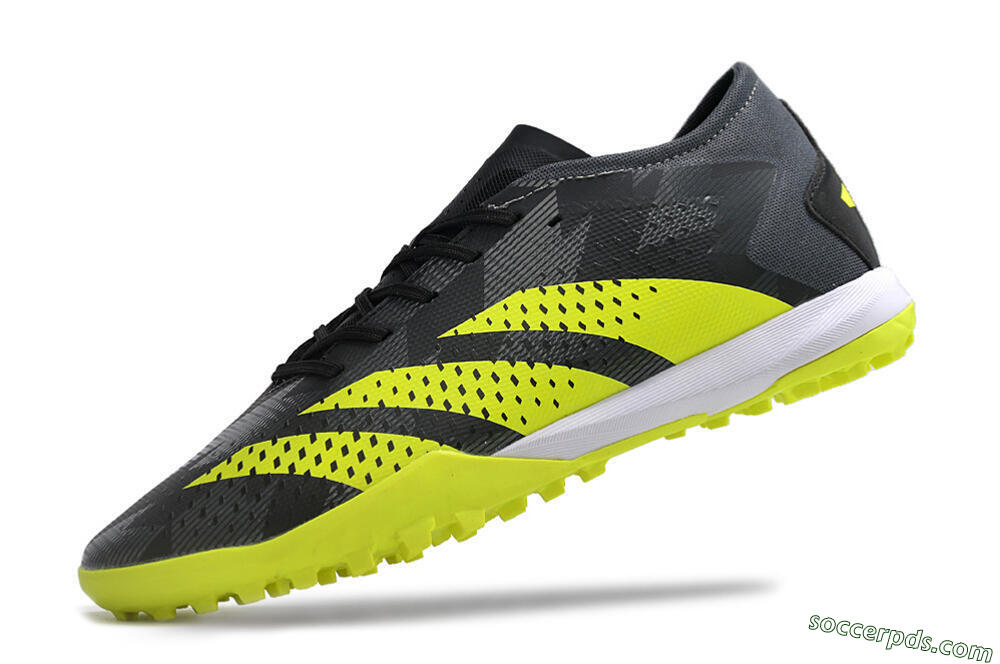 Adidas Predator Accuracy.3 TF Low-Tops Football Shoes - Black/Green/White 5
