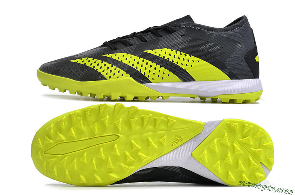 Adidas Predator Accuracy.3 TF Low-Tops Football Shoes - Black/Green/White 0