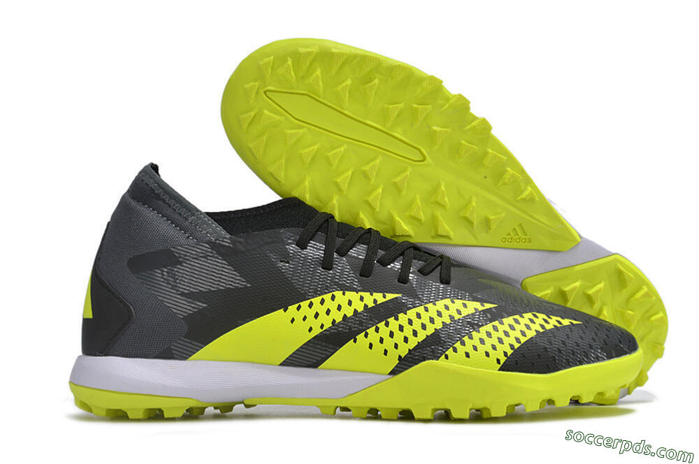 Adidas Predator Accuracy.3 TF Low-Tops Football Shoes - Black/Green/White 1