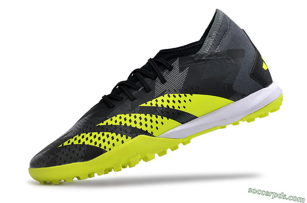 Adidas Predator Accuracy.3 TF Low-Tops Football Shoes - Black/Green/White 5