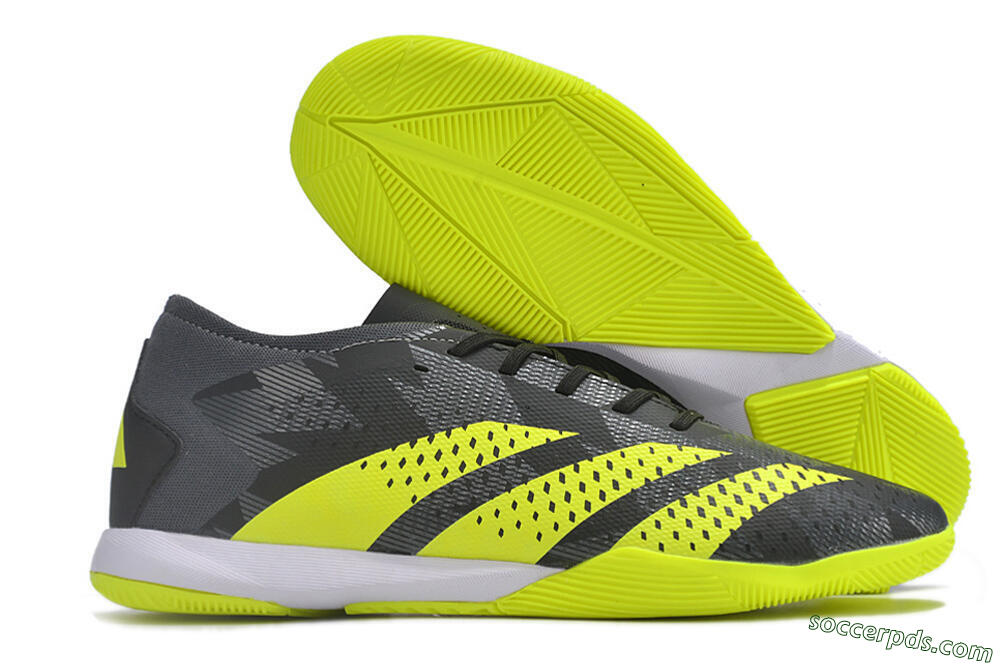 Adidas Predator Accuracy.3 IC Low-Tops Football Shoes - Black/Green/White 1