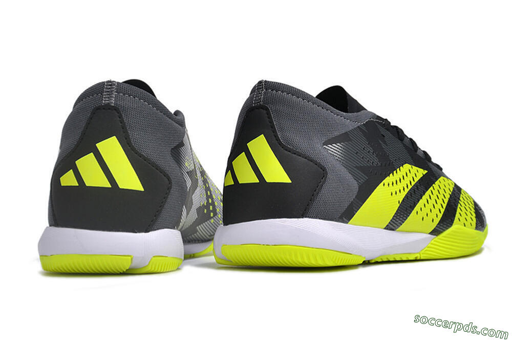 Adidas Predator Accuracy.3 IC Low-Tops Football Shoes - Black/Green/White 6