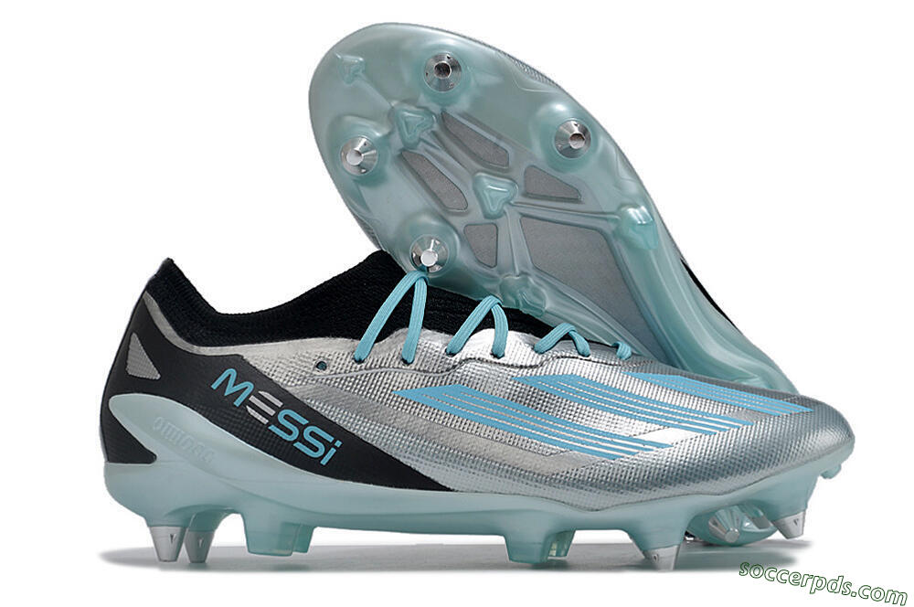 Adidas X Speedportal.1 SG Low-Tops Football Boots - Silver/Black/Blue 1