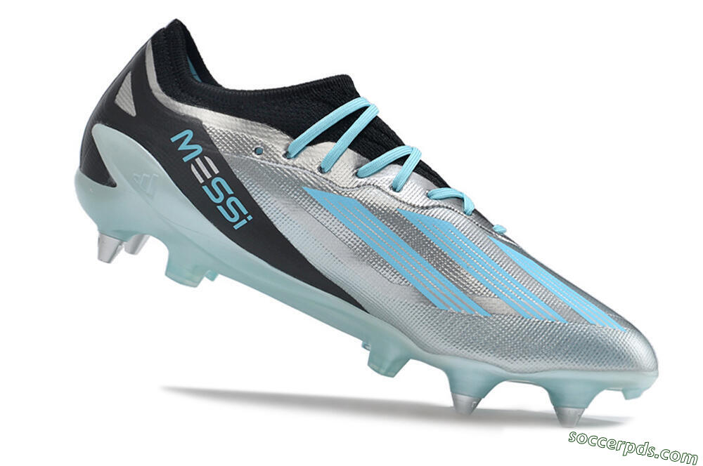 Adidas X Speedportal.1 SG Low-Tops Football Boots - Silver/Black/Blue 4