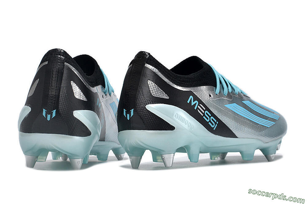 Adidas X Speedportal.1 SG Low-Tops Football Boots - Silver/Black/Blue 6