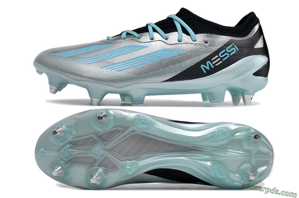 Adidas X Speedportal.1 SG Low-Tops Football Boots - Silver/Black/Blue 0