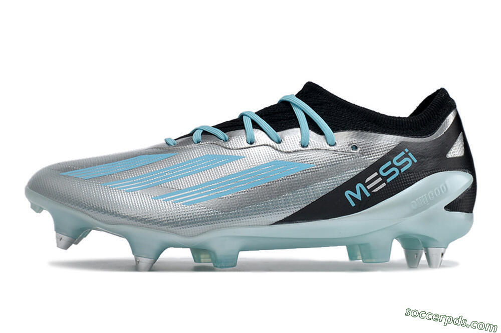 Adidas X Speedportal.1 SG Low-Tops Football Boots - Silver/Black/Blue 2